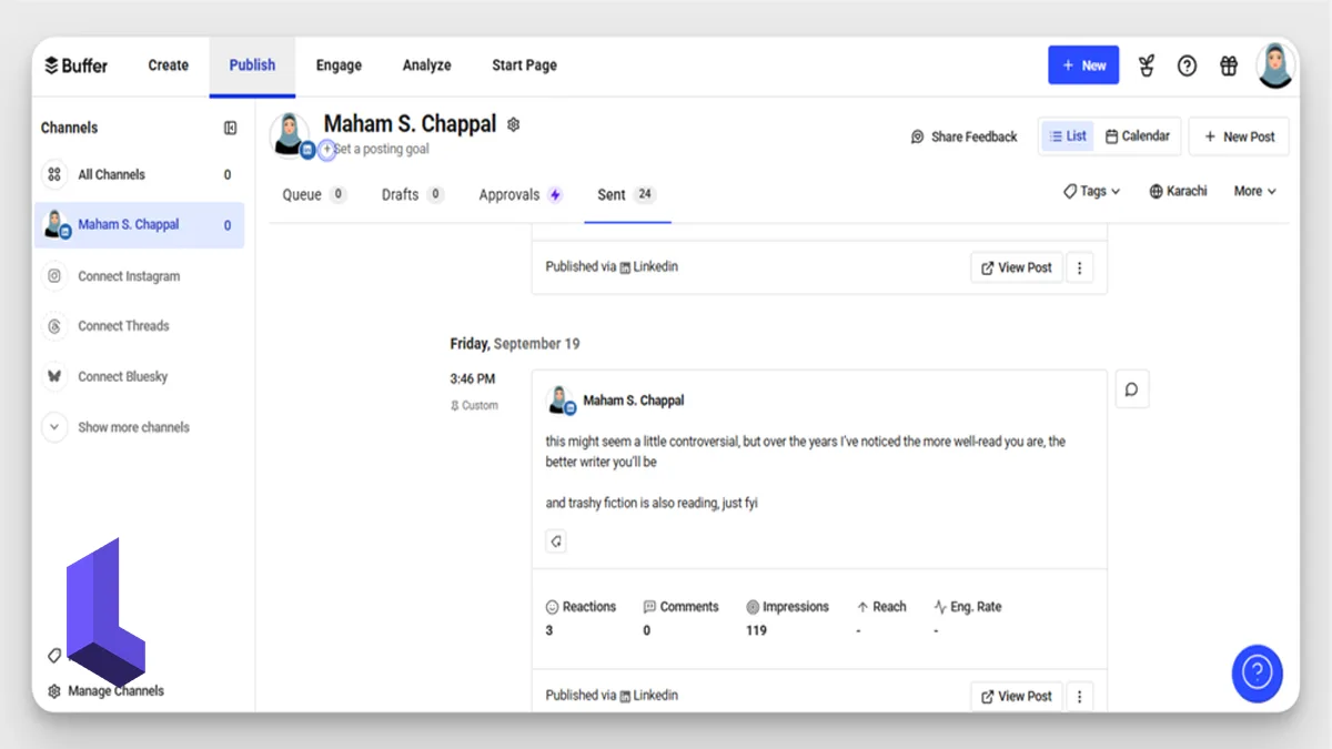 Buffer — بهترین ابزار برای انتشار محتوا